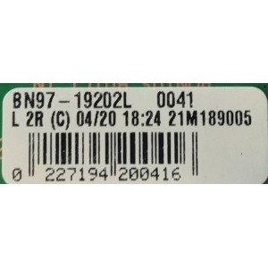 MAIN PARA SMART TV SAMSUNG QLED 4K RESOLUCION (3840 x 2160) / NUMERO DE PARTE BN94-17399D / BN41-03014A / BN9417399D / 17399D / BN97-19202L / MODELO QN55QN85BAFXZA BD02